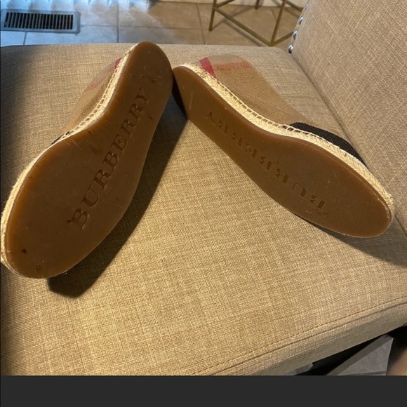 BURBERRY Hodgeson check canvas espadrilles - Picture 6 of 8